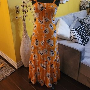 Button down flowy dress